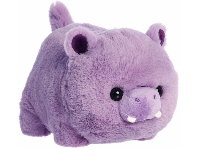 Aurora Adorable Spudsters Harlo Purple Hippo Plush Stuffed Animal Toy, 10'