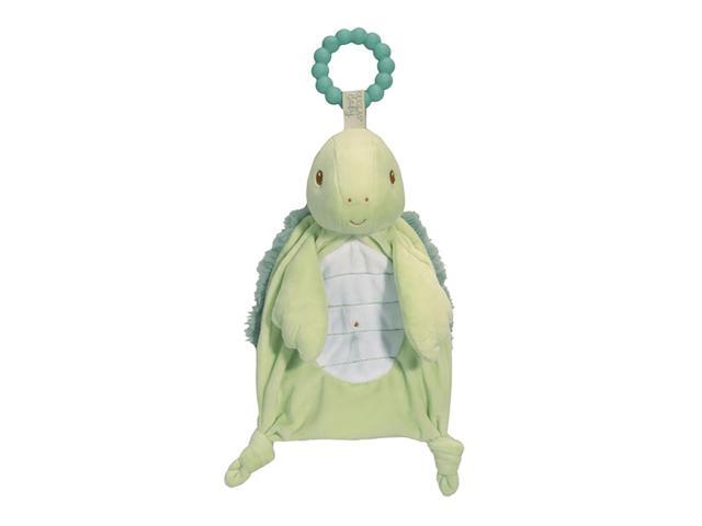 Douglas Toys Kai Green Turtle Lil' Teether, 11 inches
