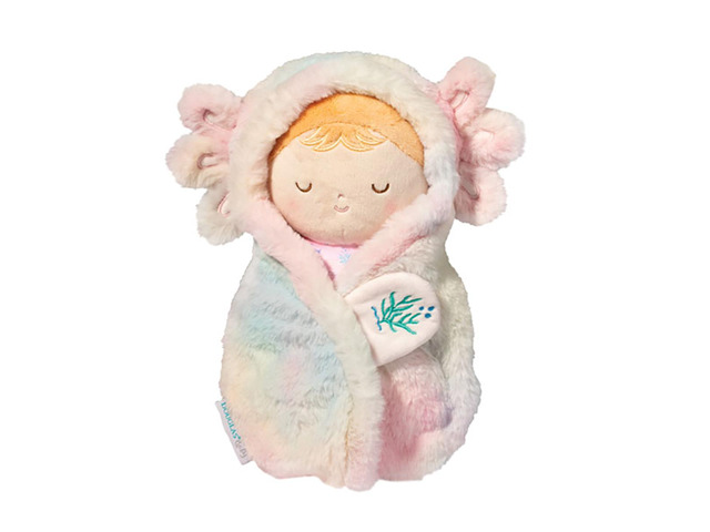 Douglas Toys Baby Tie Dye Loxley Axolotl Hug Soft Doll Plush Stuffed, 12 inch