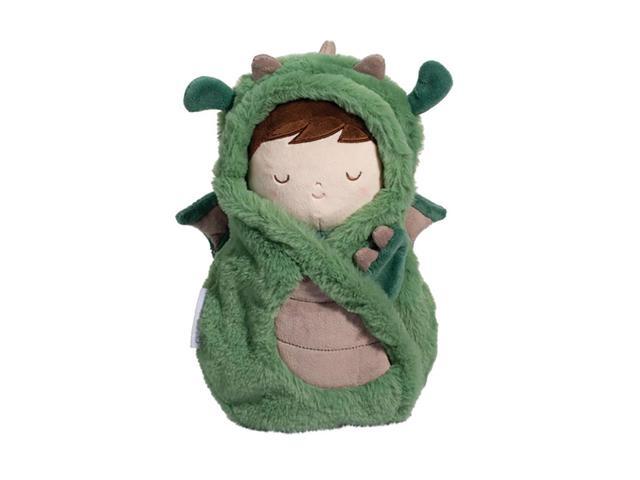 Douglas Toys Asher Baby Green Dragon Hug Soft Doll Plush Stuffed, 12 inch