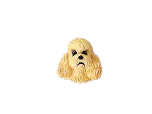 Conversation Concepts Poodle Apricot w/Sport Cut Earrings Post