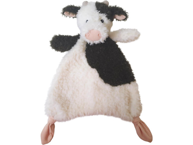 Mary Meyer Lovey for Babies Again Friends Soft Snuggle Toy, 11-Inches, Cow