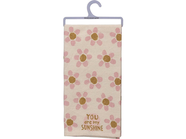 Primitives by Kathy You are My Sunshine Dish Towel