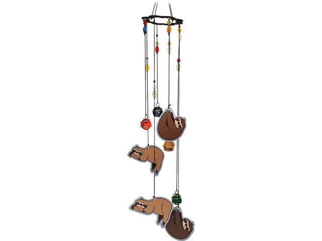 Spoontiques 11989 Sloth Wind Chime, Multicolored