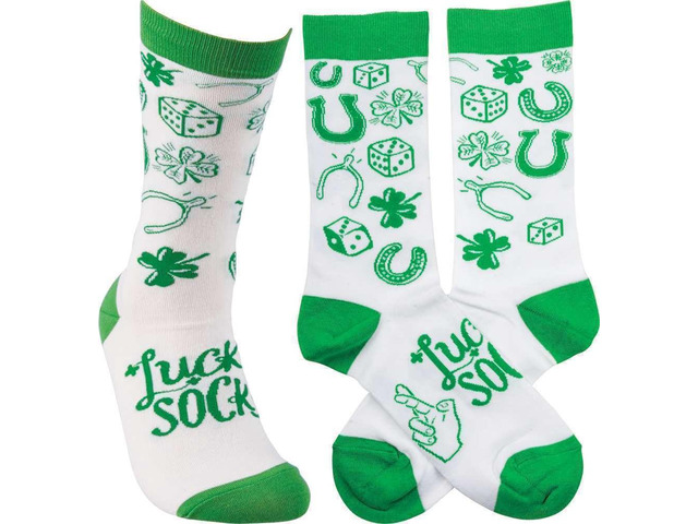 Socks Primitives by Kathy Unisex Adult One Size Fits Most (Lucky Socks)