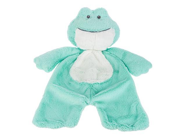Baby Ganz Flat-A-Pat Downy Greenish Frog Baby Blanket - 18'