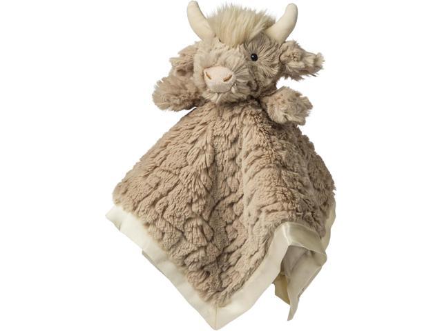 Mary Meyer Putty Nursery Character Blanket, 13 x 13-Inches, Brown Highland Cow