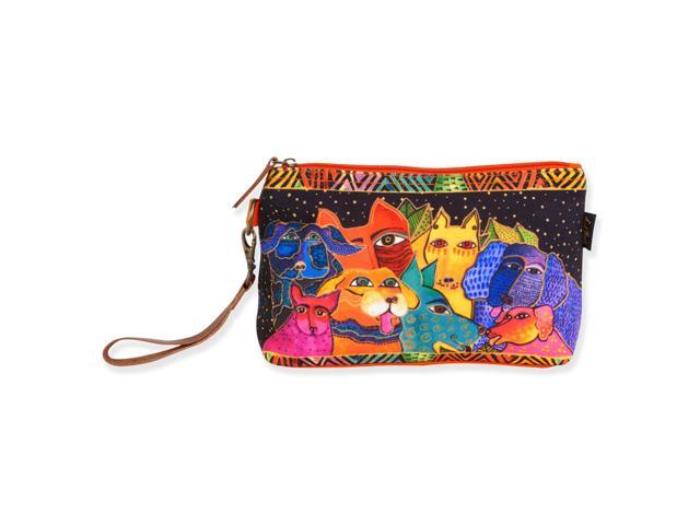 Women's Laurel Burch Dogs Canines Wristlet, Dog Family