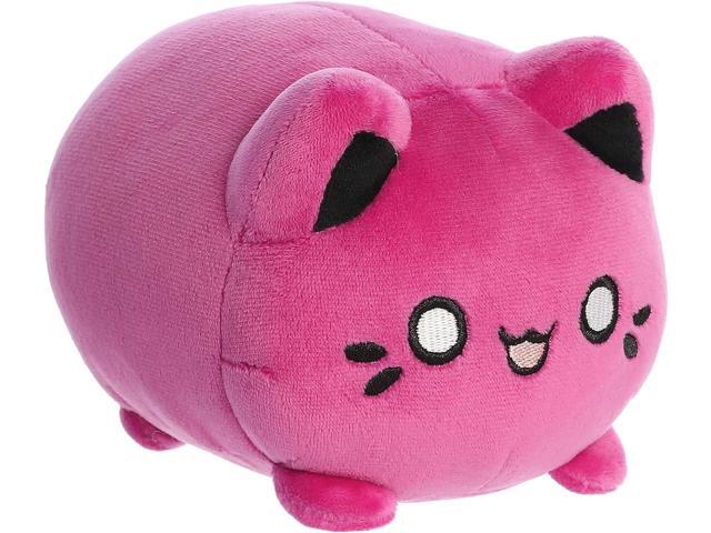 Aurora Enchanting Tasty Peach Cosmic Purple Meowchi Stuffed Animal, 7 in