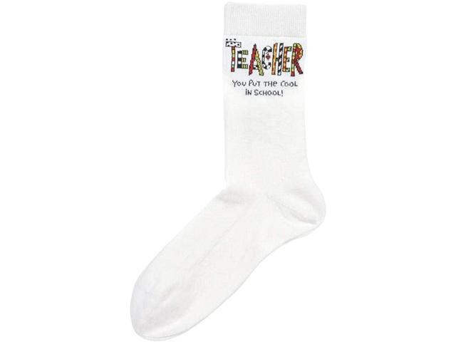 Enesco Our Name Is Mud Cuppa Doodle Teacher Socks
