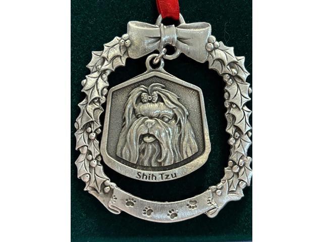 Shih Tzu Fine Pewter Dog Breed Ornament