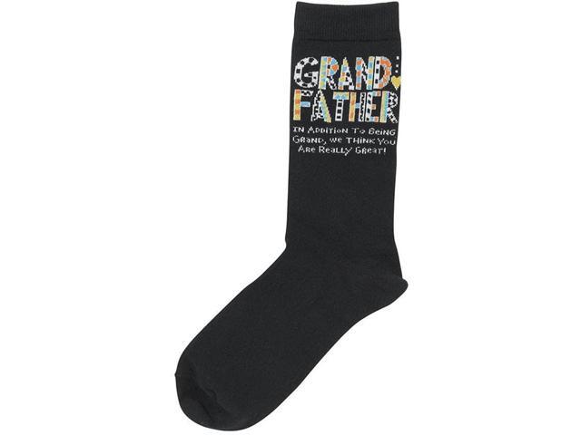 Enesco Our Name Is Mud Cuppa Doodle Grandfather Socks