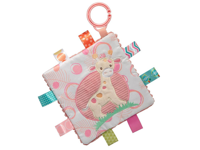 Taggies Crinkle Me Toy with Squeaker & Sensory Tags, Tilly Giraffe, 6.5'