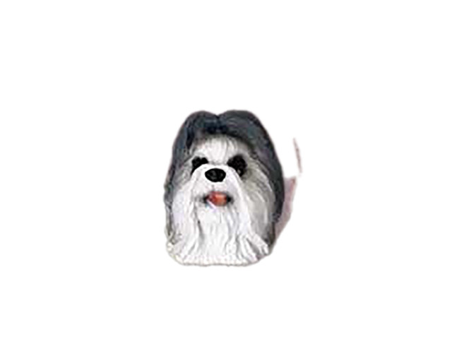 Conversation Concepts Shih Tzu Gray Post Earrings