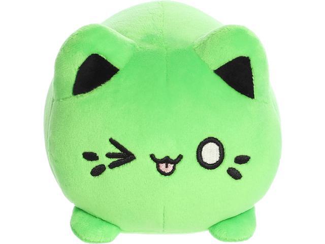 Aurora Enchanting Tasty Peach Toxic Green Meowchi Stuffed Animal, 7 in