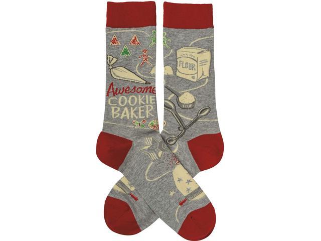 Primitives By Kathy Socks - Awesome Cookie Baker Cotton, Nylon, Spandex
