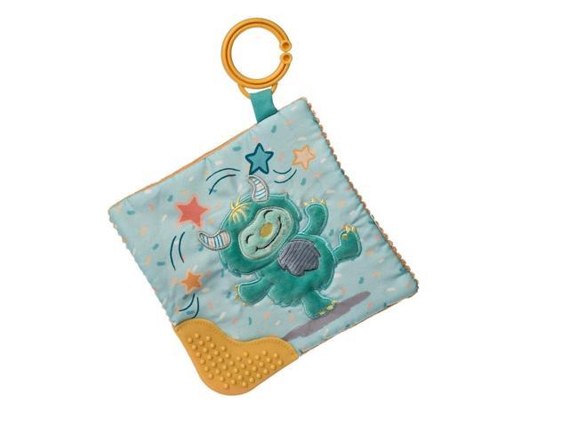 Mary Meyer Crinkle Me Toy with Baby Paper & Squeaker, 6 x 6', Mookie Monster