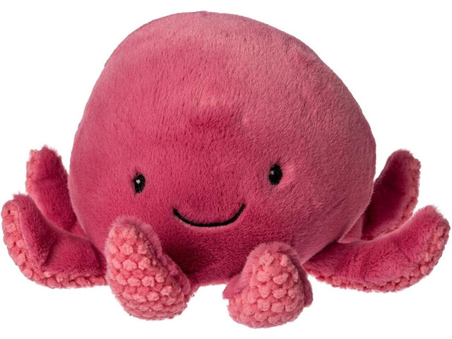 Mary Meyer Stuffed Animal Plush Soft Toy, 7-Inches, Pinky Puff Octopus