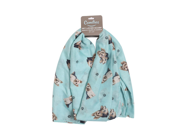 Yorkie Dog Lover Scarf - All-year-round scarf, Lightweight material, 67'