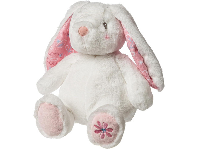 Mary Meyer Plush Stuffed Animal Soft Toy, 10-Inches, Bella Bunny, White
