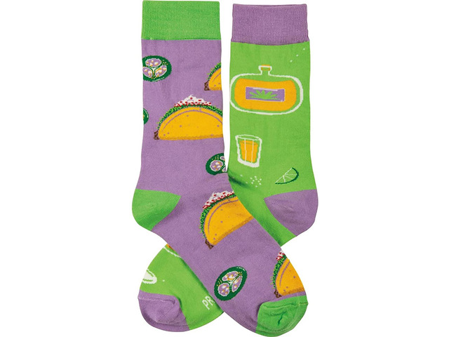 Primitives by Kathy 113074 Tacos and Tequila Socks