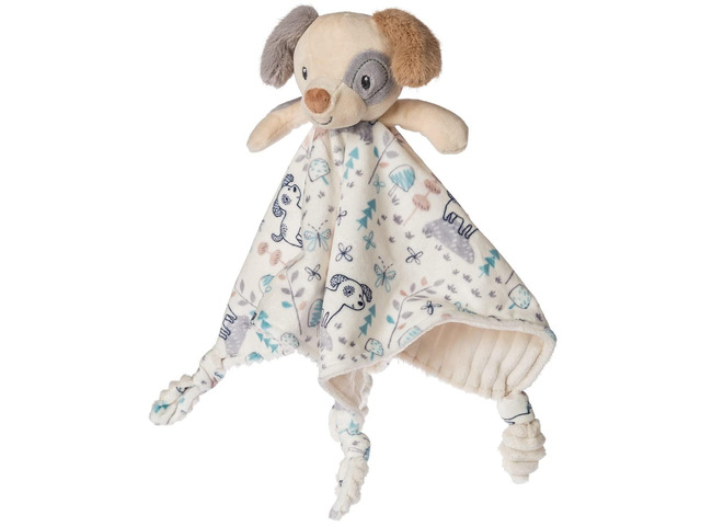 Mary Meyer Stuffed Animal Lovey Security Blanket, 13 x 13-Inches, Sparky Puppy