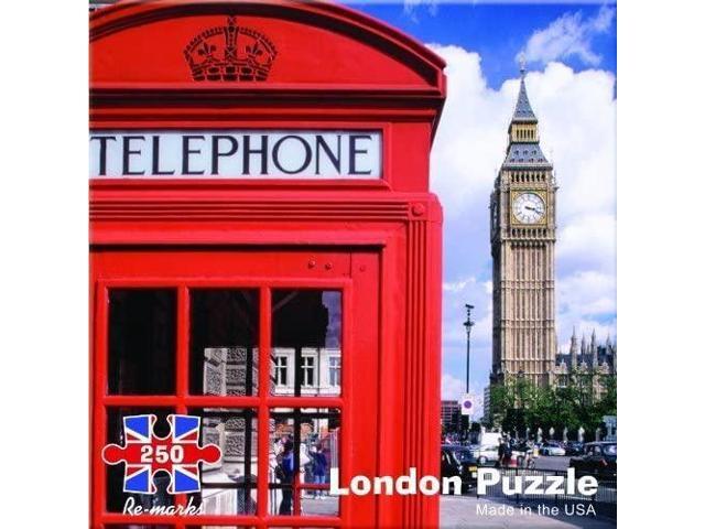 Jigsaw Puzzle 250 Pieces 11 inches x 14 inches London Phone Booth and Big Ben