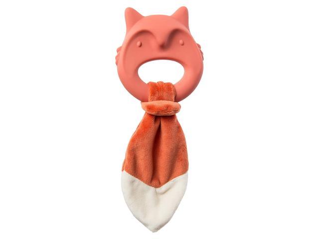 Mary Meyer Leika Silicone Baby Teething Toy, 9-Inches, Little Fox