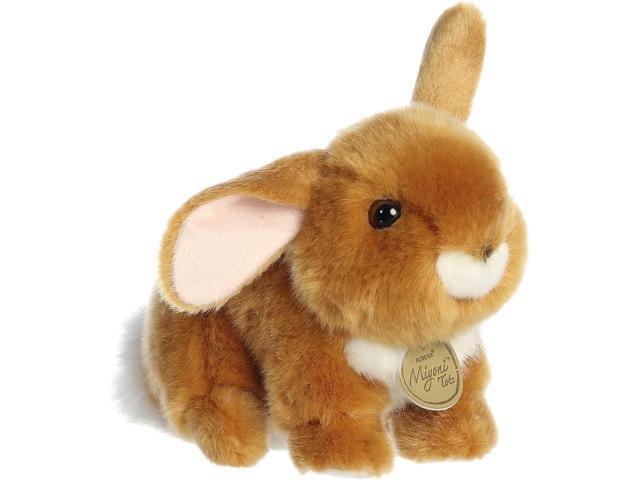 Aurora Adorable Miyoni Tots Playful Baby Bunny Stuffed Animal- Ginger 8 Inches