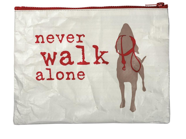 Primitives By Kathy Zipper Cosmetic Accessory Pouch - Never Walk Alone