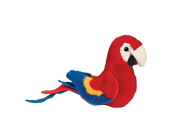 Douglas Toys Mauie Parrot Mini Soft Plush Stuffed Animal Toy, 7'