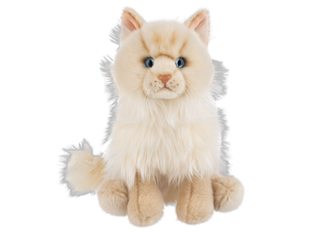 Ganz Heritage Collection Ragamuffin Cream Cat Plush Stuffed Animal Toy, 12'