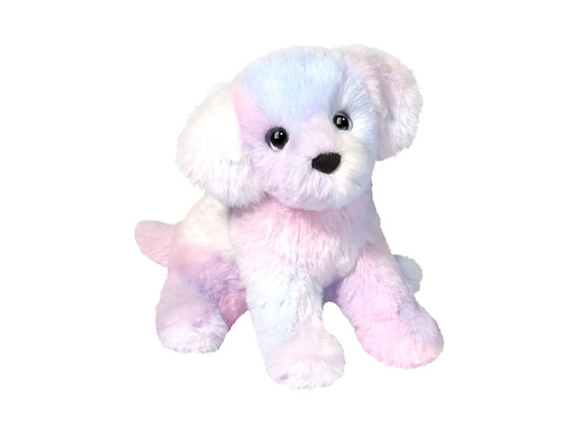 Douglas Cuddle Toys Taffie Rainbow Dog Mini Soft Plush Stuffed Animal, 6'