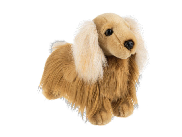 Ganz Heritage Long-Haired Dachshund Dog 12 inch - Plush Stuffed Animal Toy