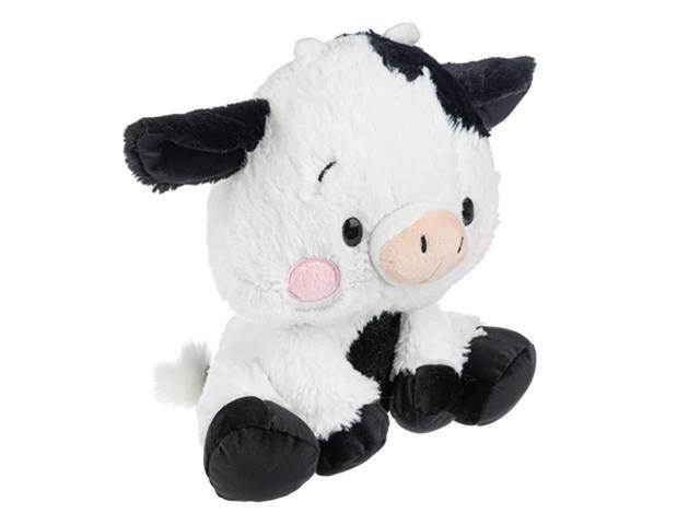 Ganz Nashies Black and White Cow Soft Plush Stuffed Animal Toy, 9'