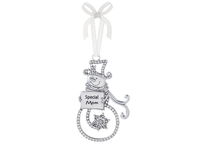 Ganz Ornament - Special Mom - Silver