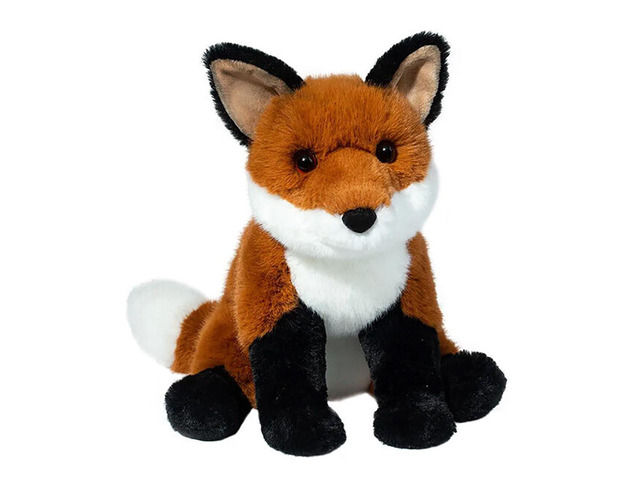 Douglas Toys Super Freddie Soft Fox Plush Stuffed Animal, 12' sitting