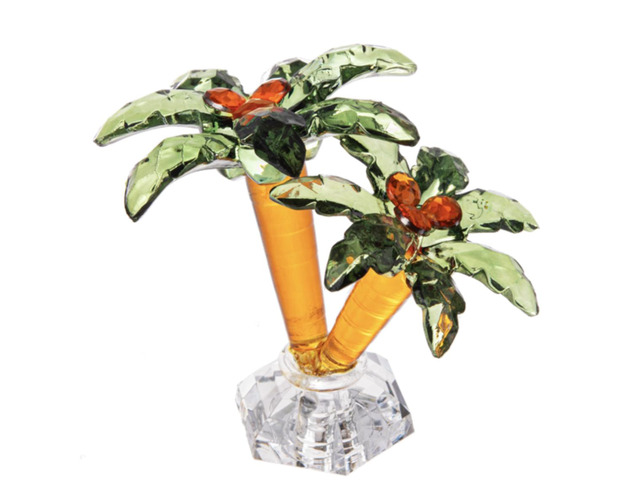 Ganz Acrylic Palm Tree with Coconuts Figurine, 3' high