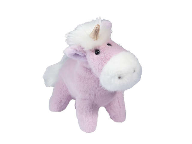 Douglas Toys Eleanor Purple Unicorn Muzzle Plush Stuffed Animal Toy, 7' long