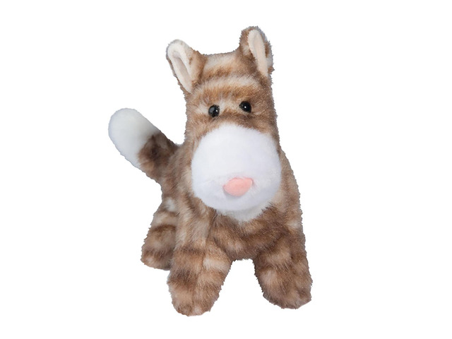 Douglas Toys Carol Brown Striped Cat Muzzle Plush Stuffed Animal Toy, 6' long