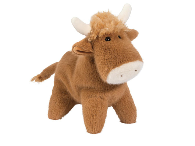 Douglas Toys Hank Highland Cow Muzzle Plush Stuffed Animal Toy, 10' long (Large)
