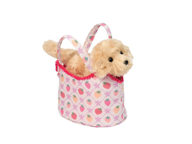 Douglas Berry Sweet Sassy Sak with Golden Retriever Plush Stuffed Animal Toy, 7'