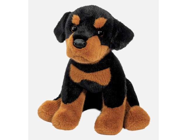 Douglas Toys Ed Rottweiler Plush Stuffed Animal Toy, 10'