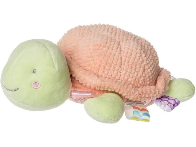 Mary Meyer Taggies Stuffed Animal Soft Toy with Tags, 9', Tippy Turtle