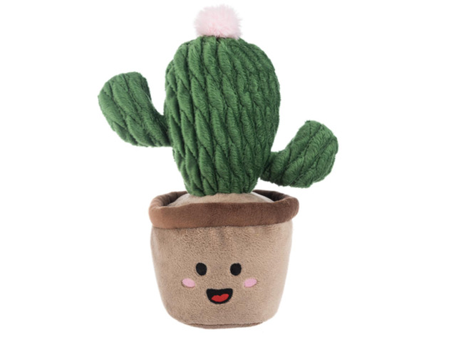 Ganz Whimsical Cactus Pink Pom Pom & Arms Plush Stuffed Animal Toy, 9'