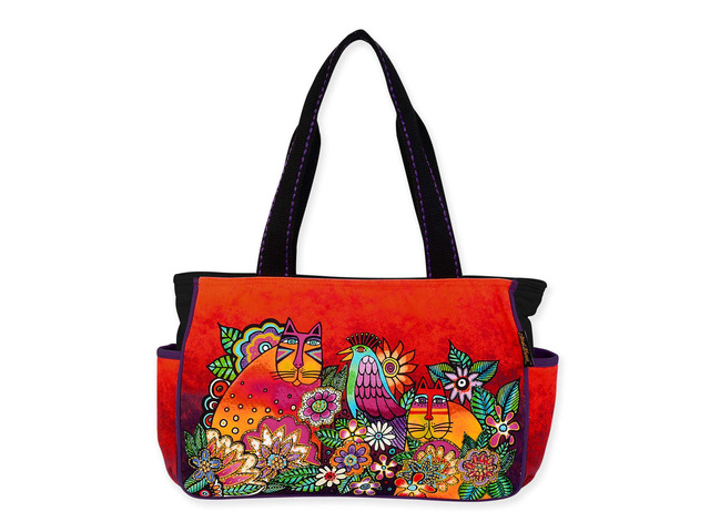 Sun'N'Sand Laurel Burch Large Chant D'Oiseau Medium Tote Bag, 15' x 4' x 10'