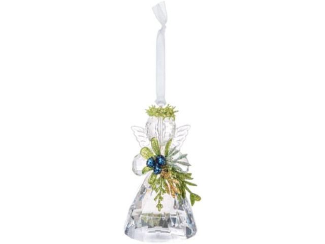 Ganz Mistletoe Angel Christmas Tree Ornament Acrylic, 3.5 Inch