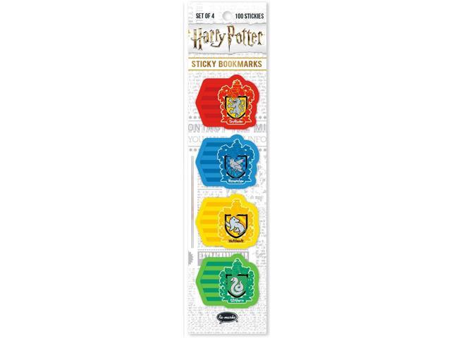 Re-Marks Harry Potter Hogwart's Crests 4 Pads of 25 Sticky Bookmarks