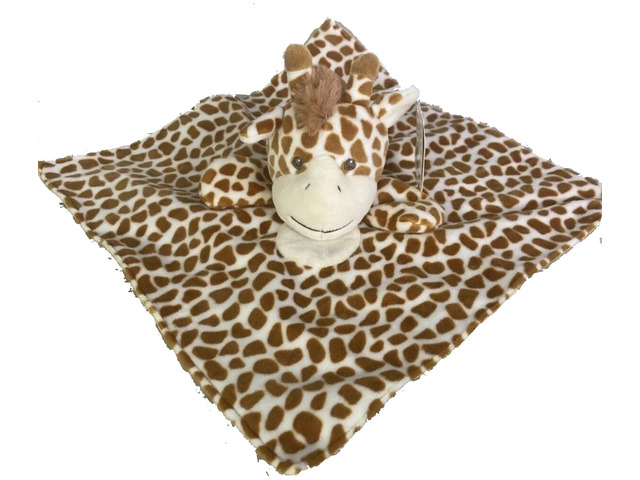 Mary Meyer Baby Giraffe Small Security Blanket, 11.5' x 11.5'