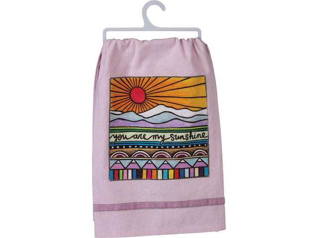 Primitives by Kathy You are My Sunshine Dish Towel